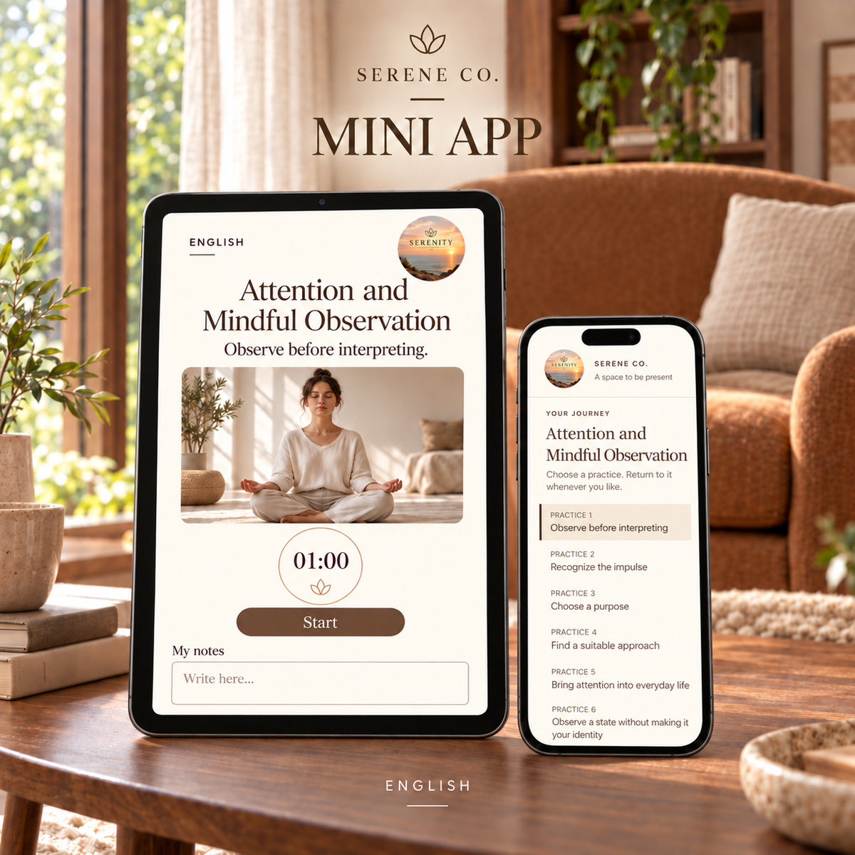 Atención y Observación consciente | Mini App