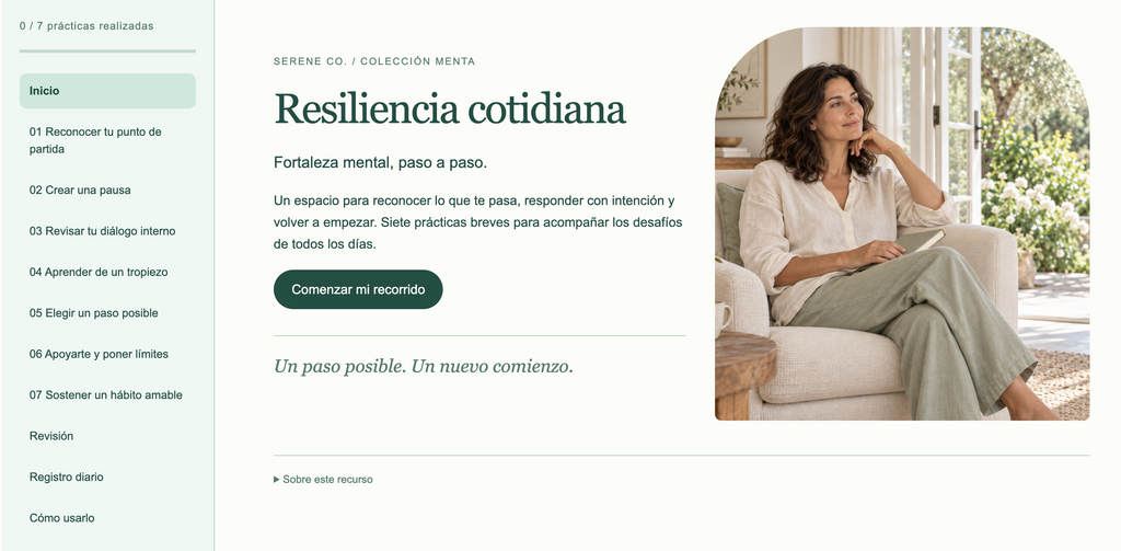 Resiliencia Cotidiana | Mini app