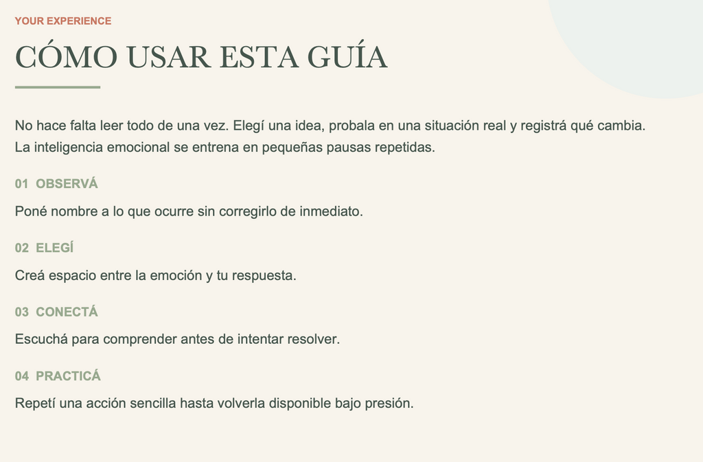 Inteligencia Emocional | PDF interactivo