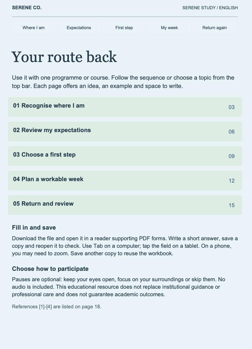 Desde donde estás: retomar y volver a estudiar | From where you are: returning to study.PDF interactivo
