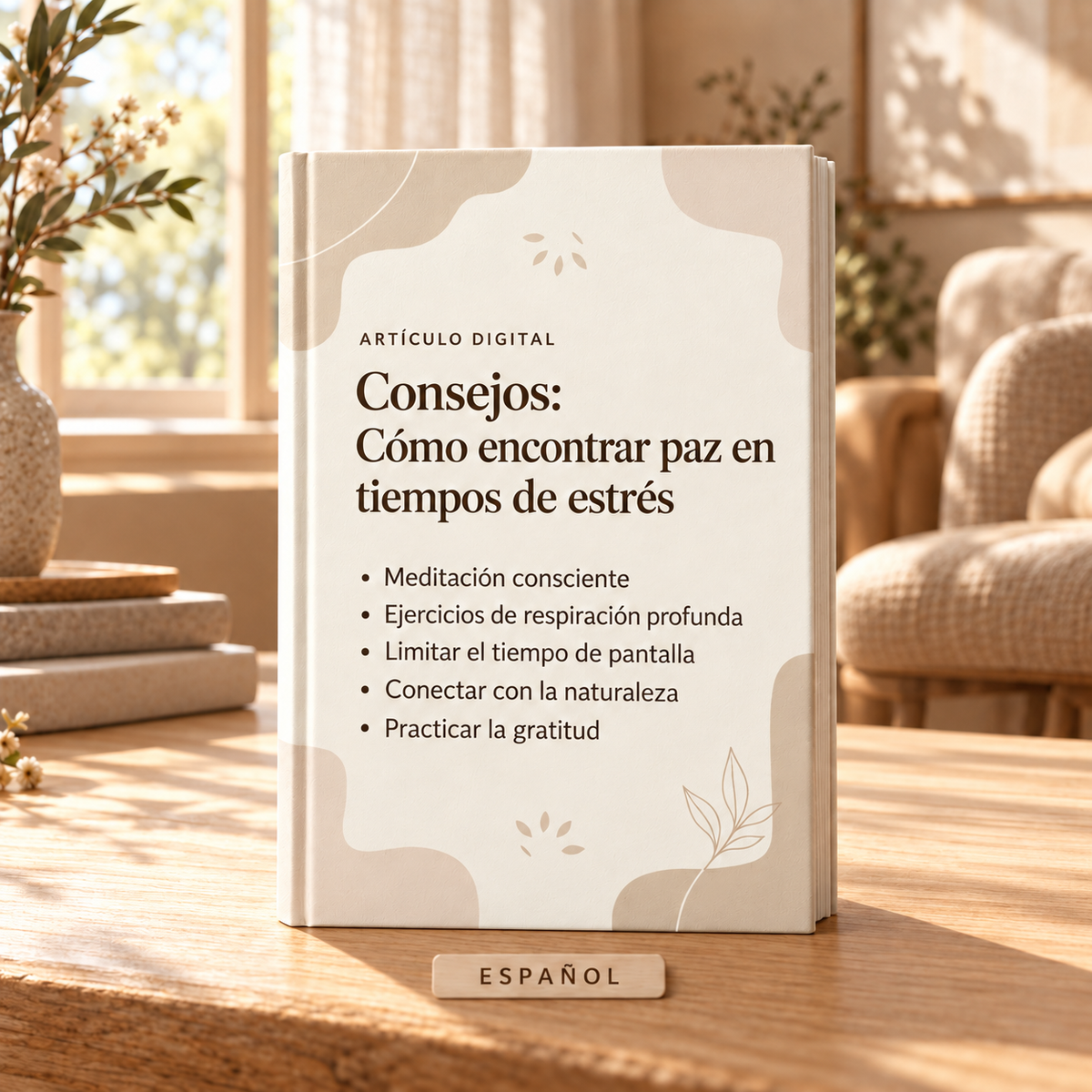 Tips: Como encontrar paz en tiempos de estrés | PDF Interactivo
