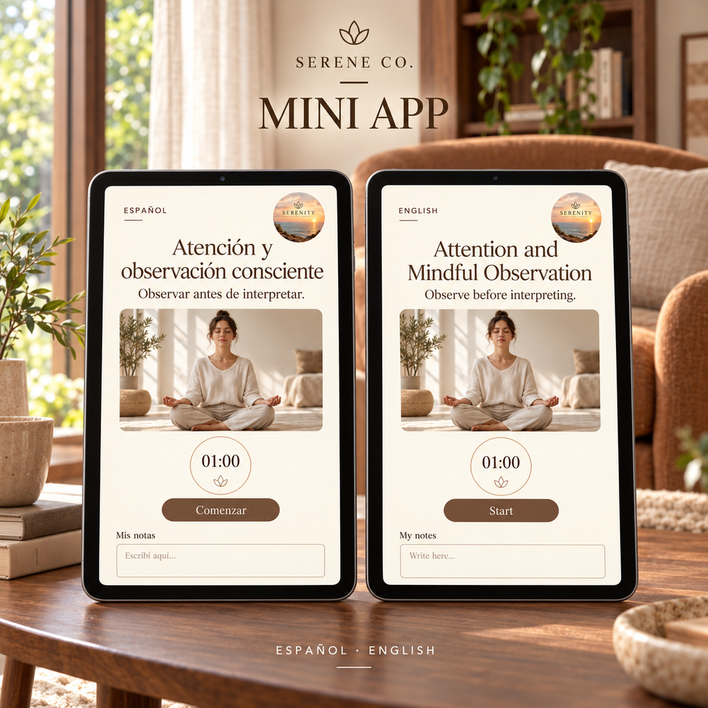 Atención y Observación consciente | Mini App