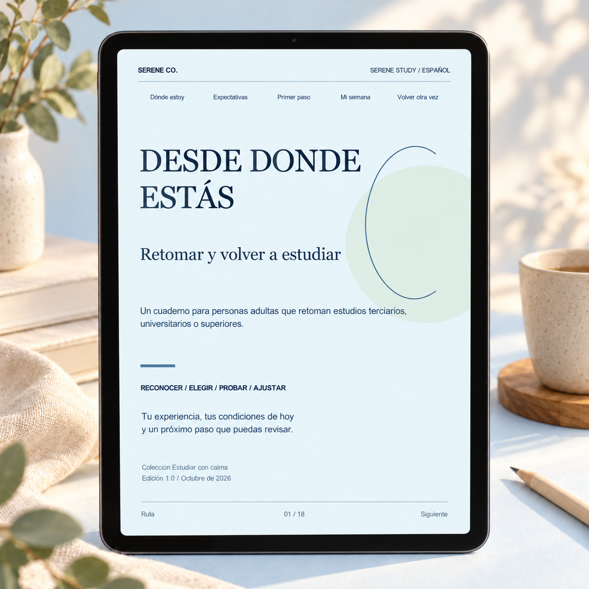 Desde donde estás: retomar y volver a estudiar | From where you are: returning to study.PDF interactivo